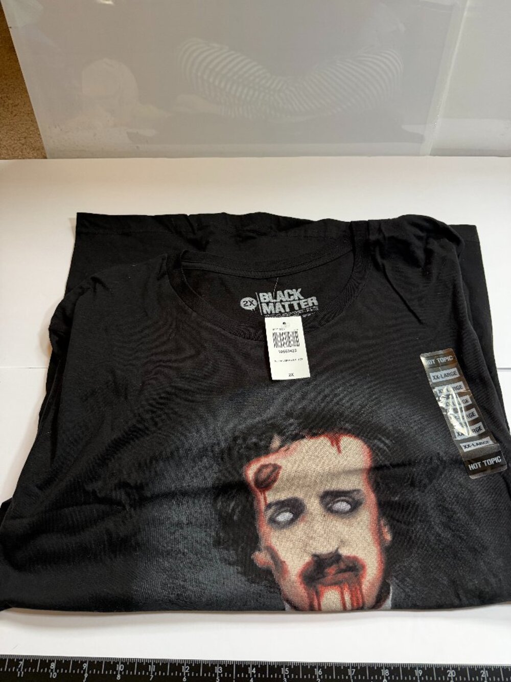 Black Matter Edgar Allan Poe Tee W XXL